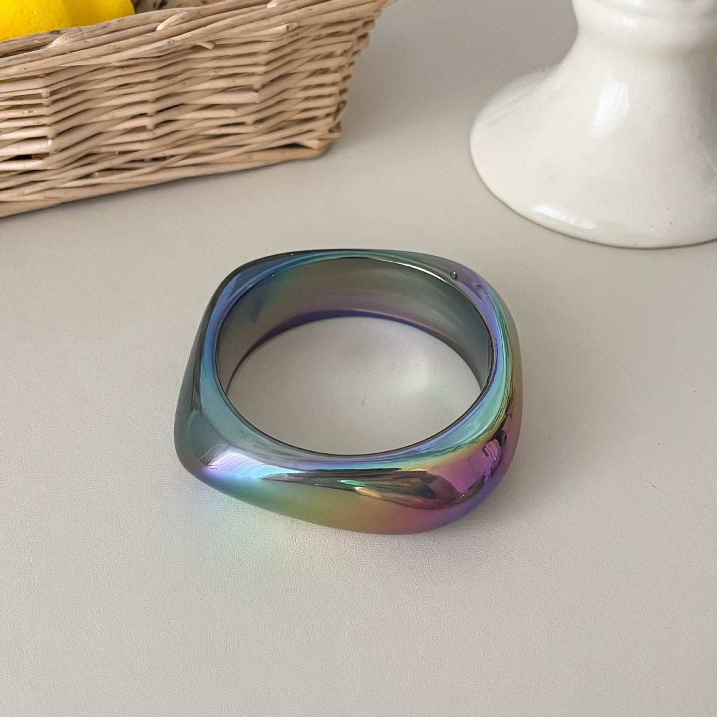 Bracelets en acrylique transparent