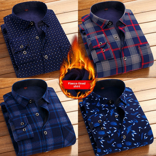 Chemise à carreaux pour homme