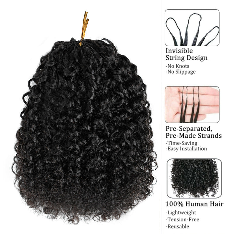 Perruque en cheveux humains