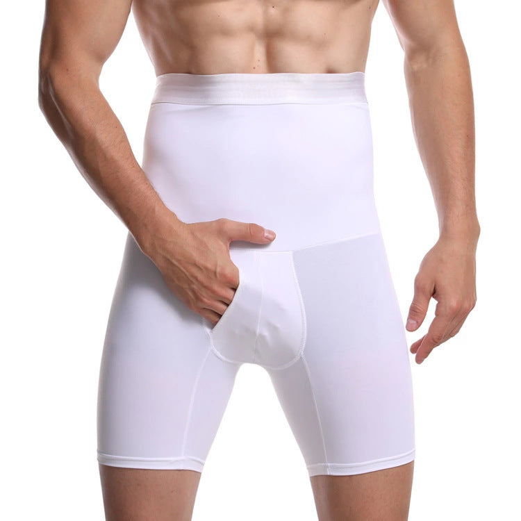 Pantalon gainant taille haute pour hommes
