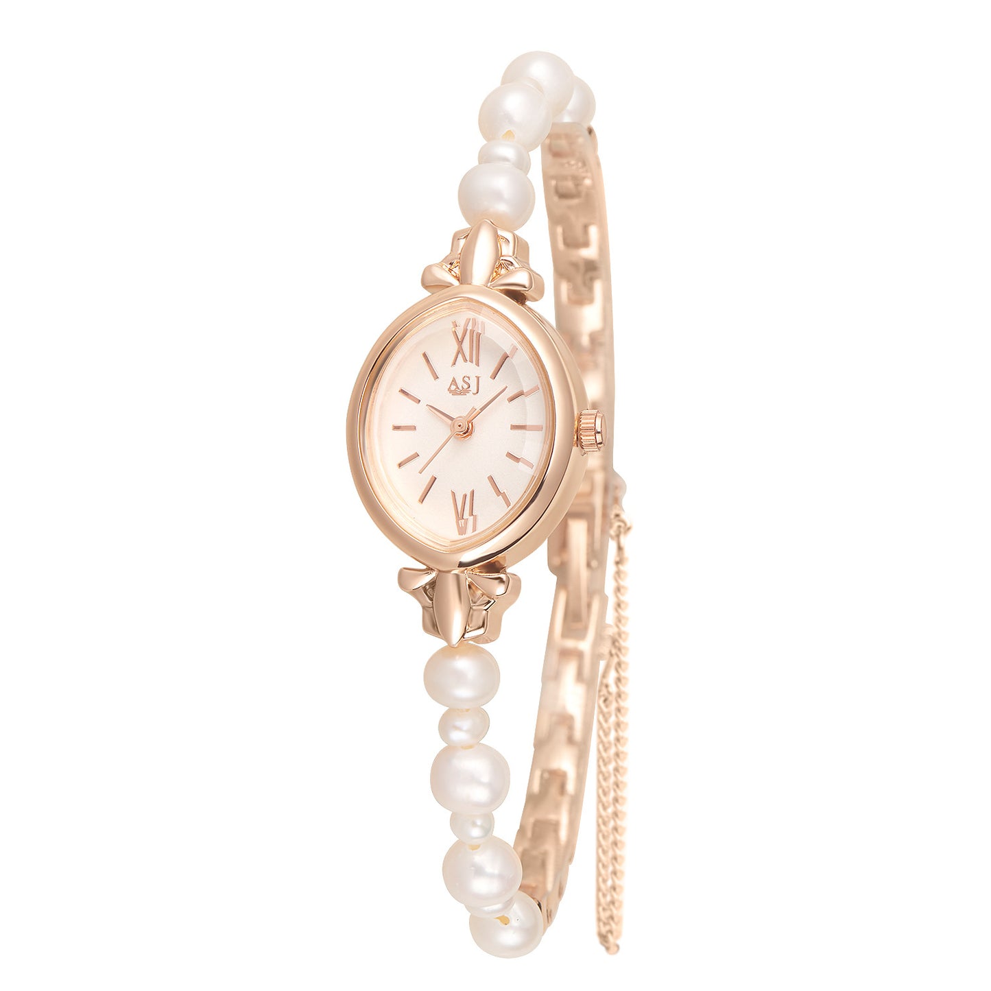 Montre coquillage et perle
