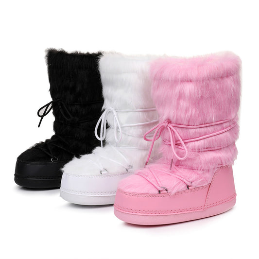 Bottes de neige Maomao pour femmes