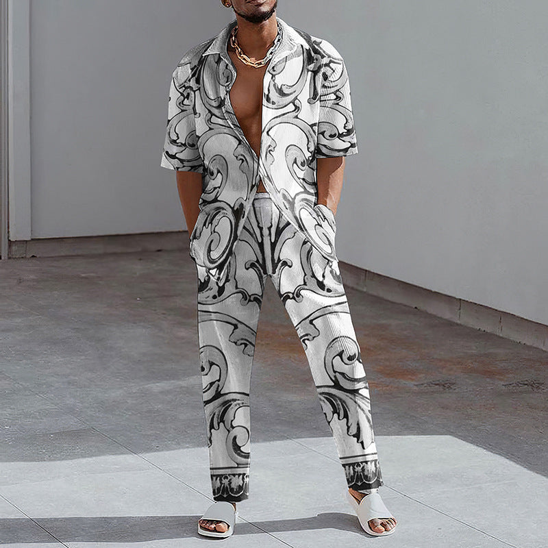 Chemise à manches courtes pour homme