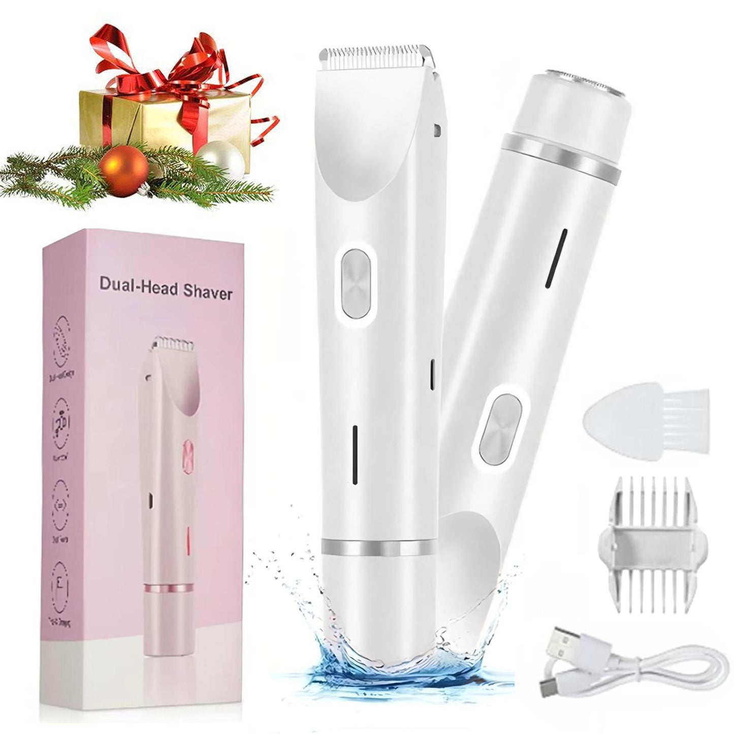 Rasoir électrique rechargeable et étanche pour femmes