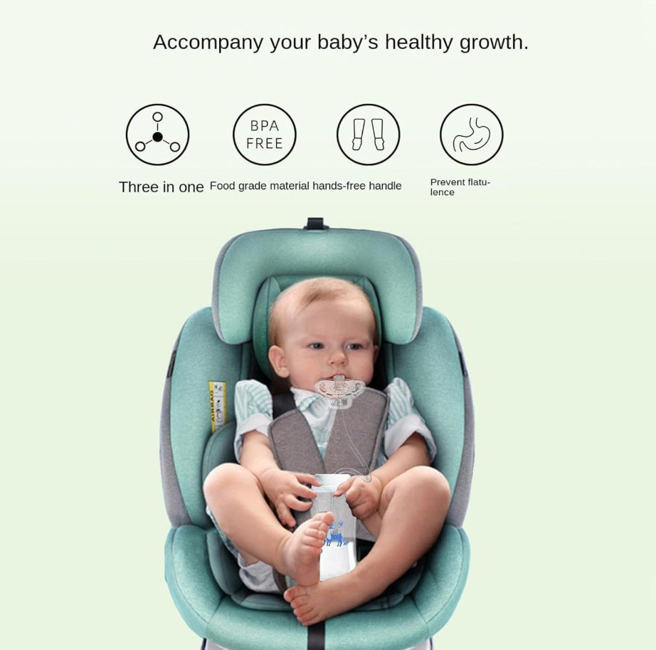 Dispositif créatif de biberon pour nourrir les bébés sans utiliser les mains