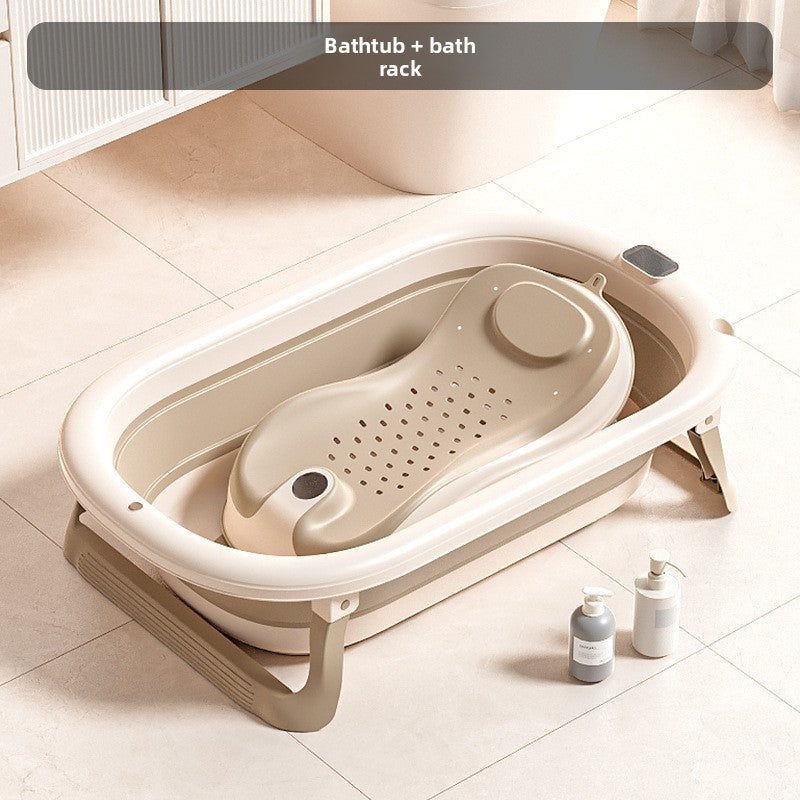 Baignoire pliable pour bébé avec accessoires