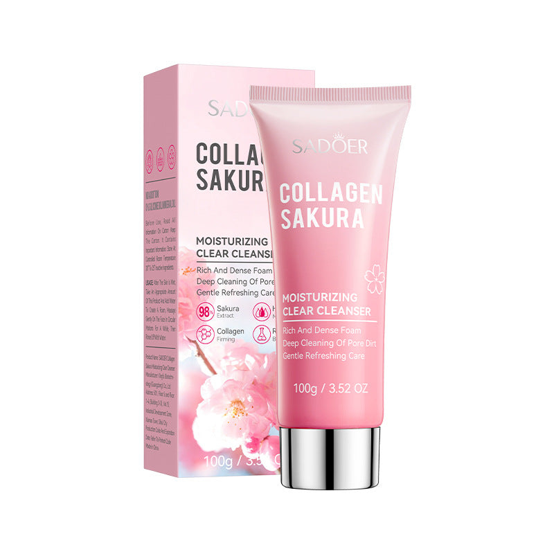 Crème au collagène à la fleur de cerisier