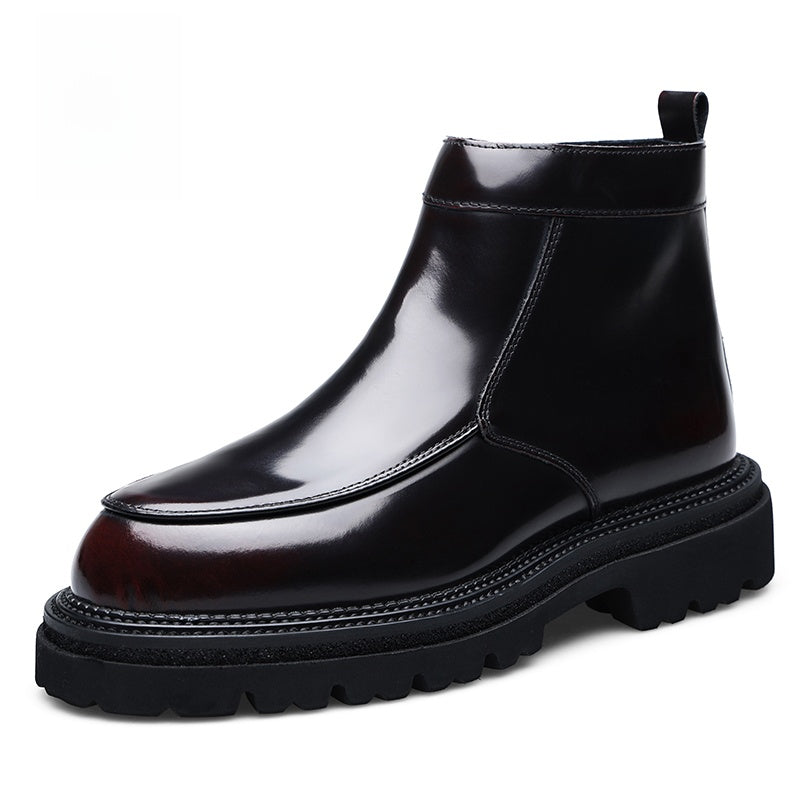 Chaussures montantes décontractées en cuir