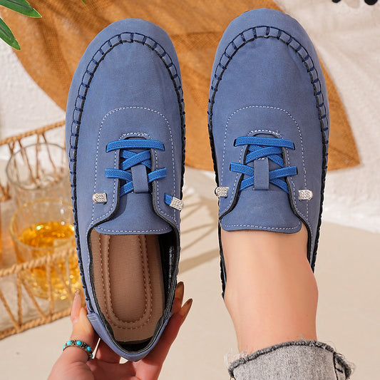 Chaussures :Ballerines rétro à lacets pour femmes