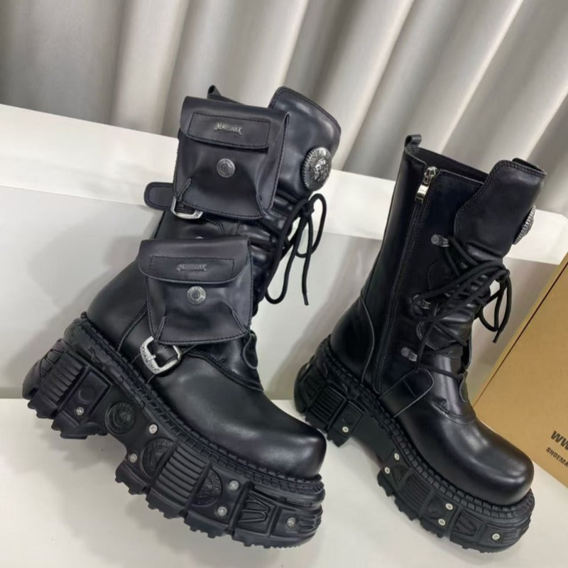 Bottes Dr. Martens à semelle épaisse