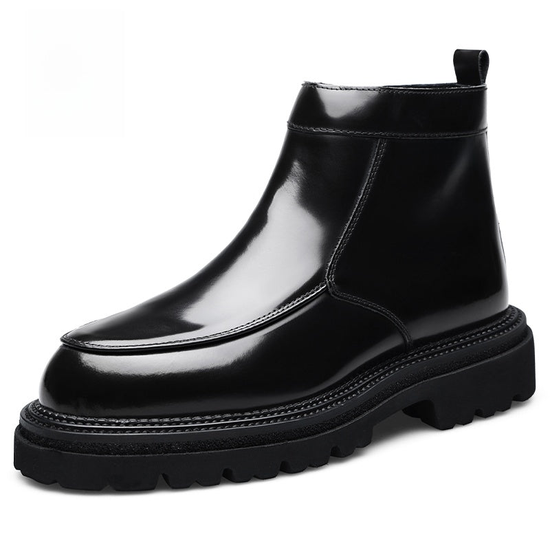 Chaussures montantes décontractées en cuir