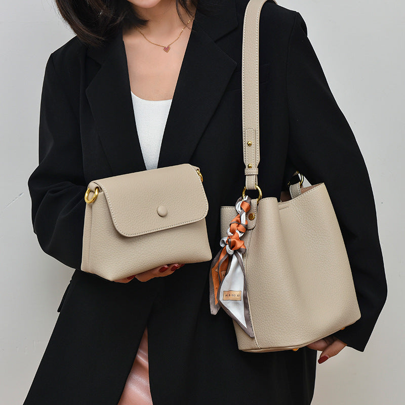 Sac bandoulière en cuir souple