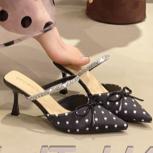 Chaussures :Escarpins a pois