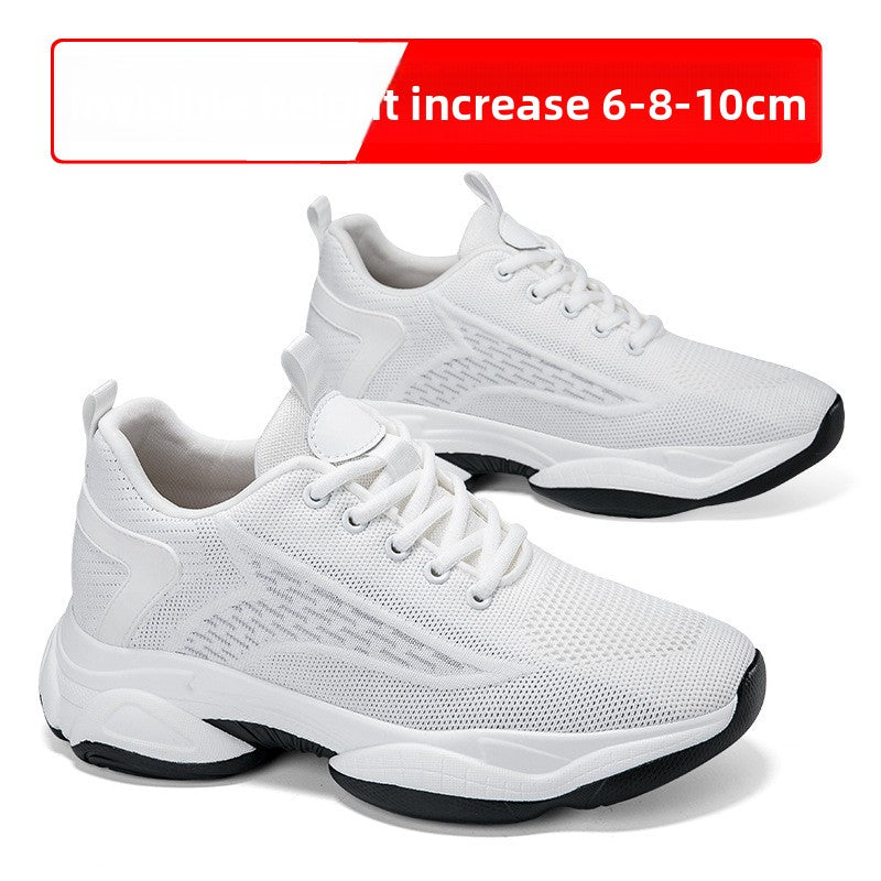 Chaussures décontractées respirantes pour hommes avec augmentation de taille