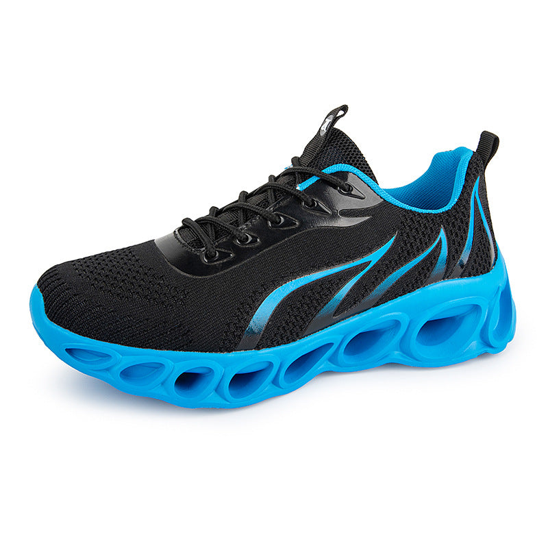 Chaussures de sport décontractées respirantes avec design flammes