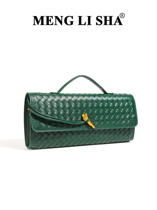 Sac à main tissé pour femme, sac bandoulière
