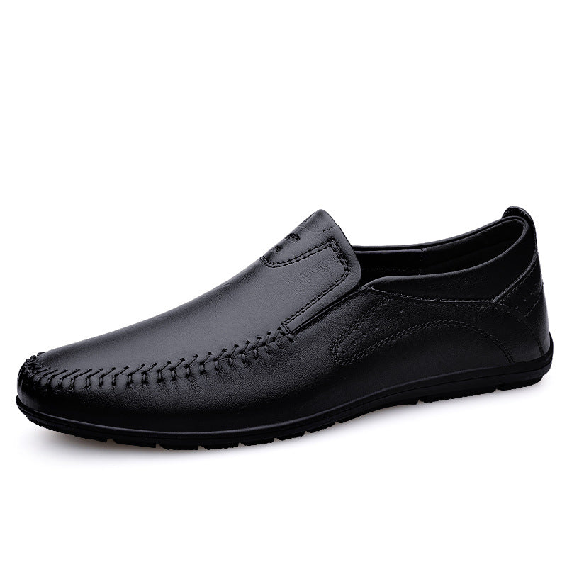 Chaussures de conduite en cuir pour hommes