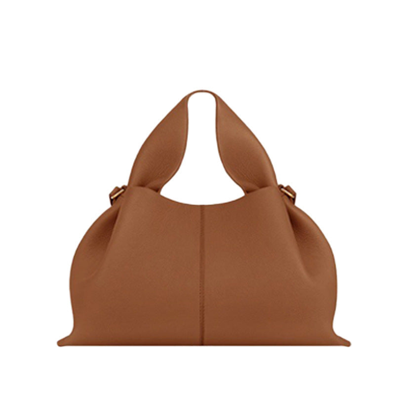 Sac bandoulière en cuir véritable à motif raviolis