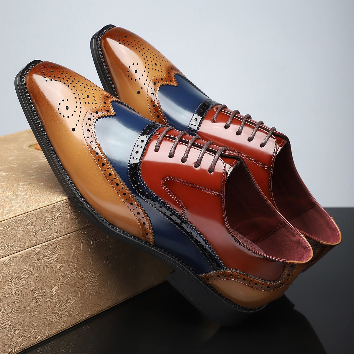 Chaussures à bout pointu de style britannique
