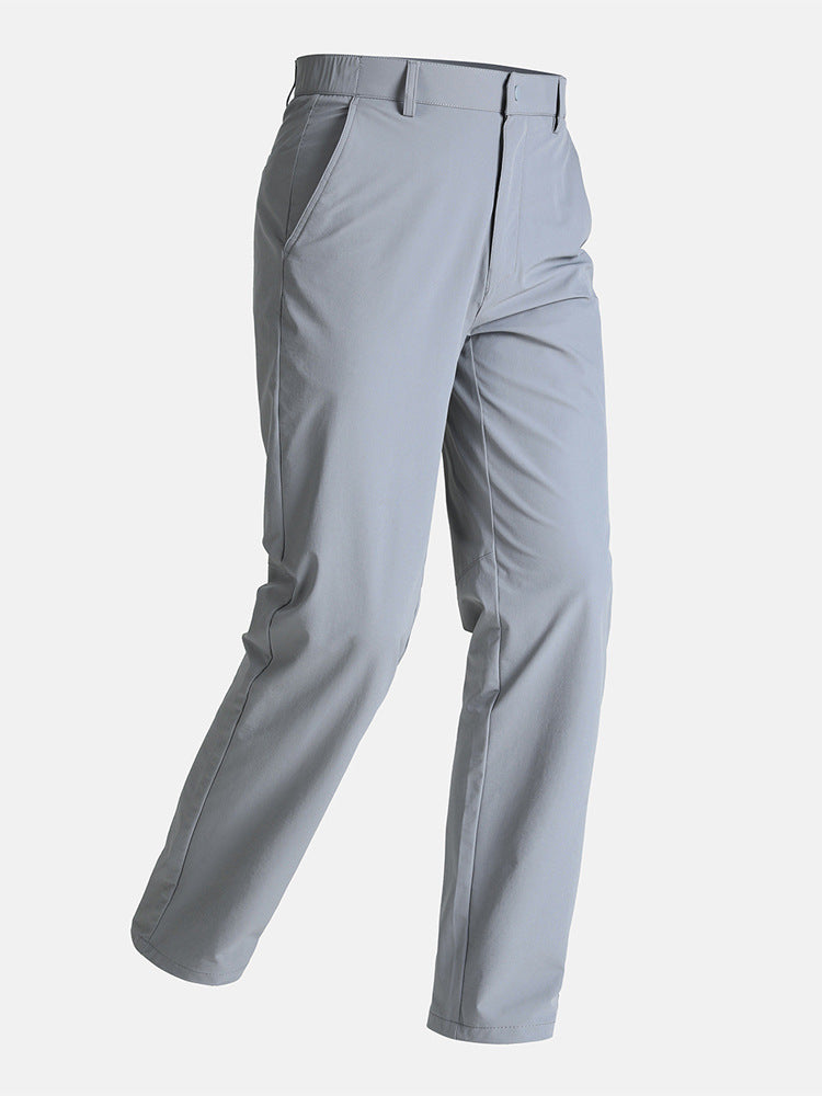 Pantalon droit décontracté pour hommes