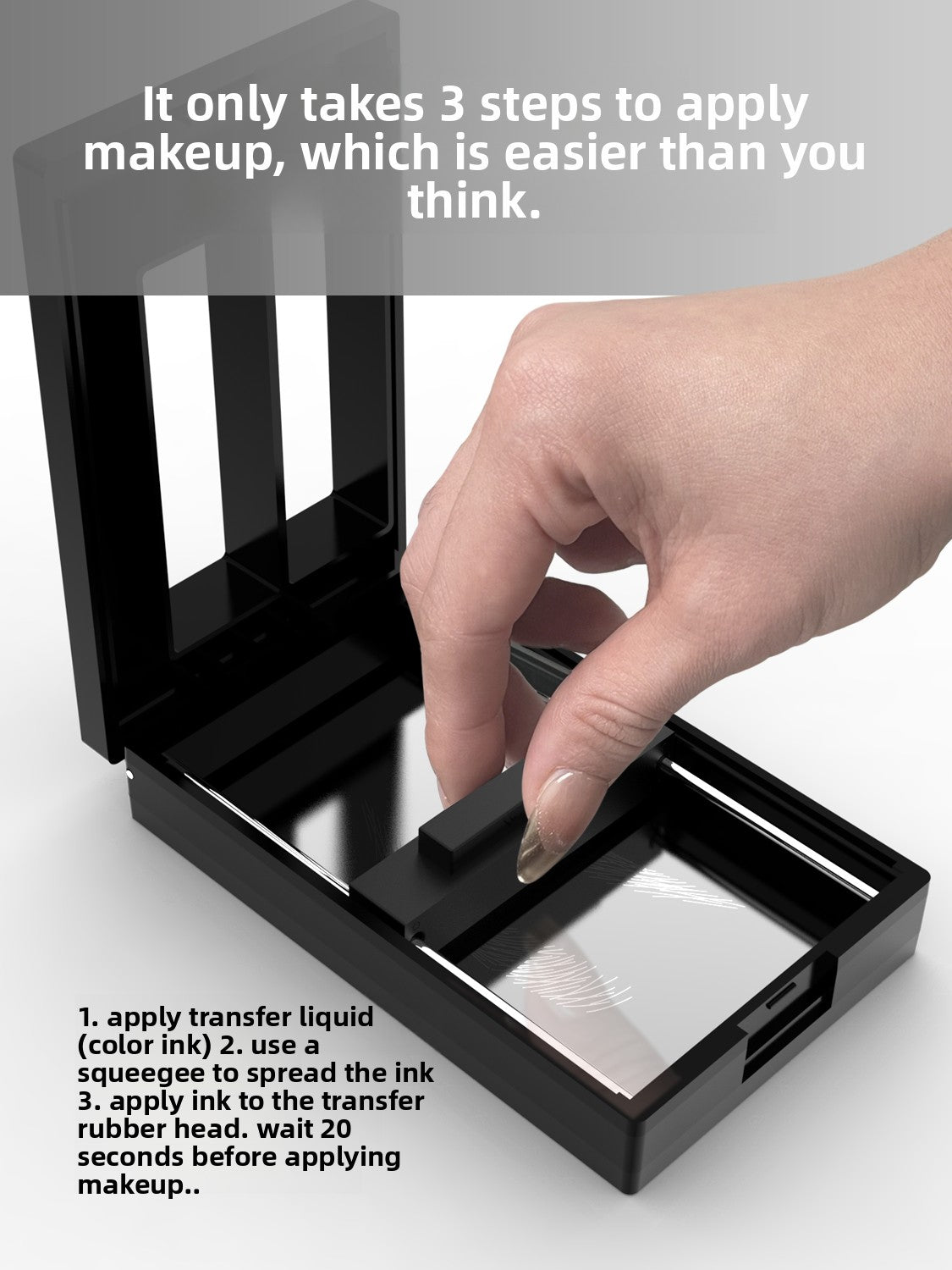 Professional Eyebrow Stamp Kit with Multiple Shapes