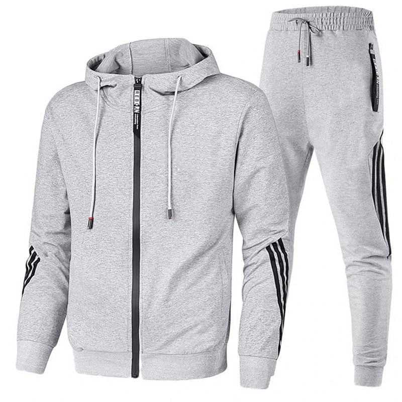 Habit :Ensemble sweat-shirt a capuche imprime et pantalon de sport