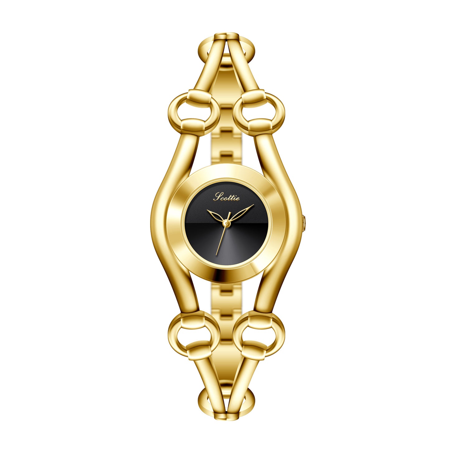 Montre femme quartz au design creux