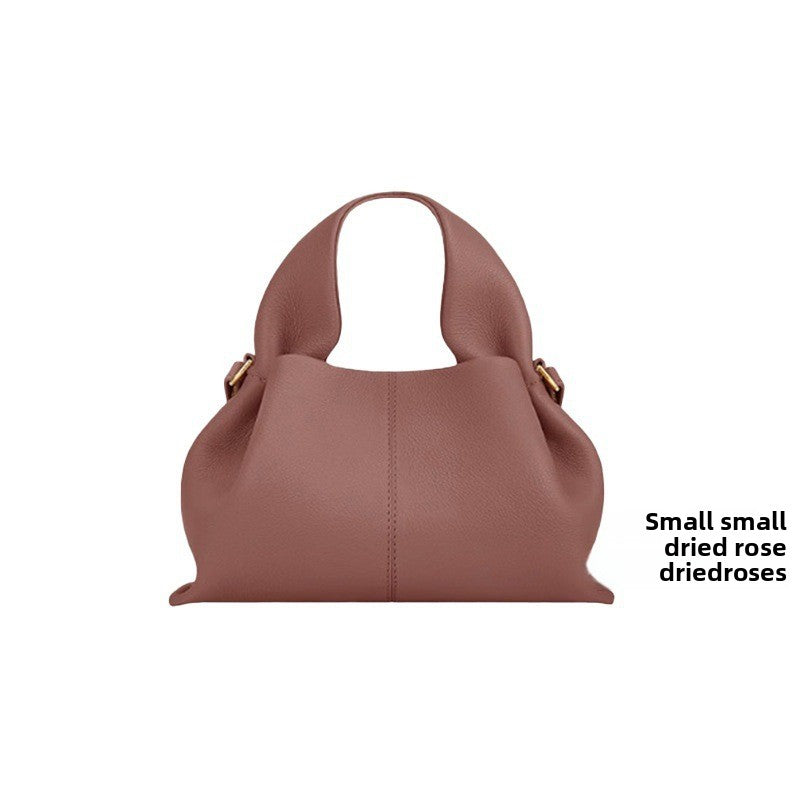 Sac bandoulière en cuir véritable à motif raviolis