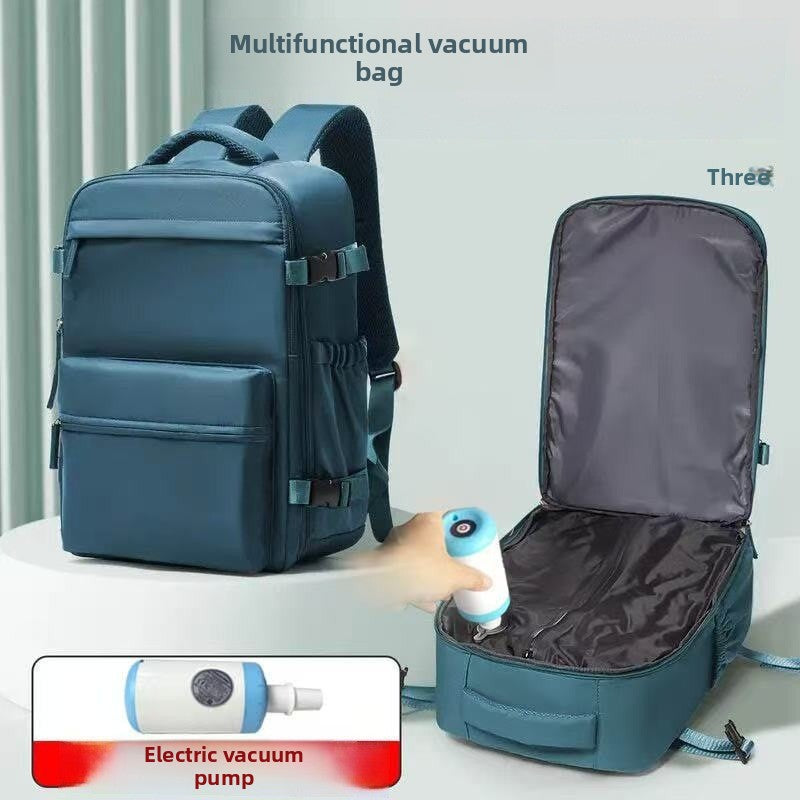 Sac à dos de voyage multifonctionnel à compression automatique