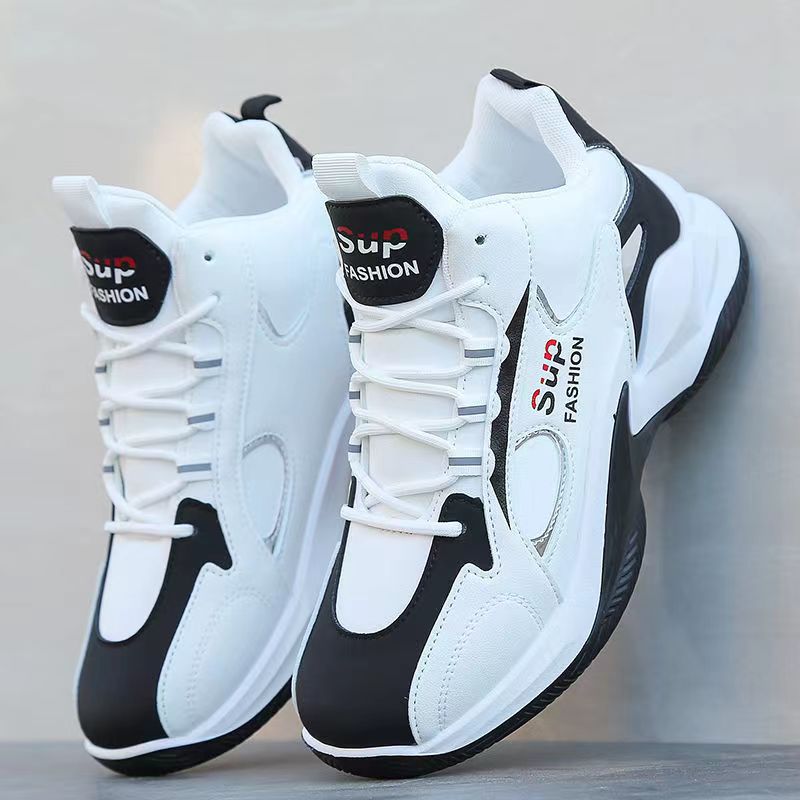 Chaussures de sport décontractées pour hommes, montantes, en maille respirante