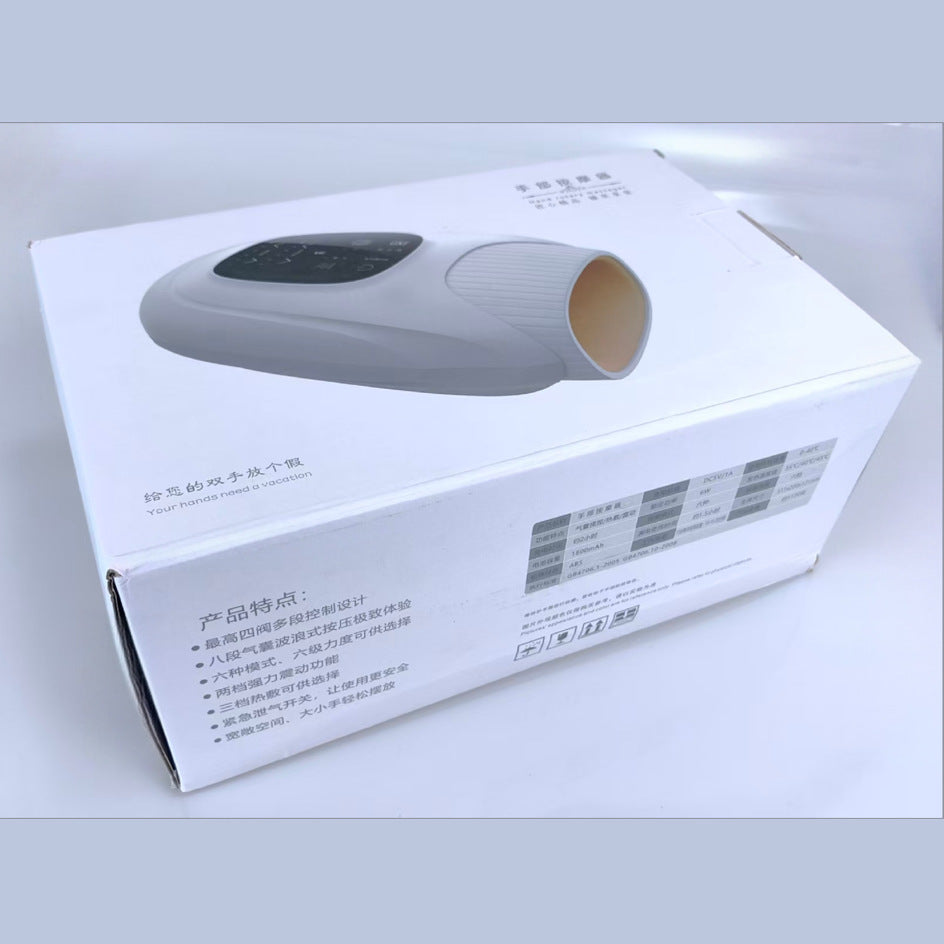 Masseur électrique pour les mains avec vibration, chaleur et pression d'air