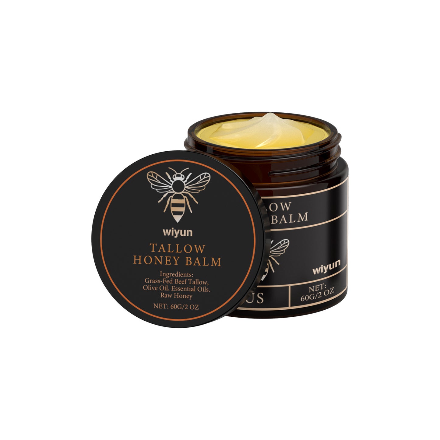 Crème hydratante au miel de graisse de vache