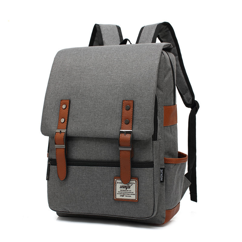 sac à dos de voyage en toile extérieure rétro pour hommes et femmes, de grande capacité