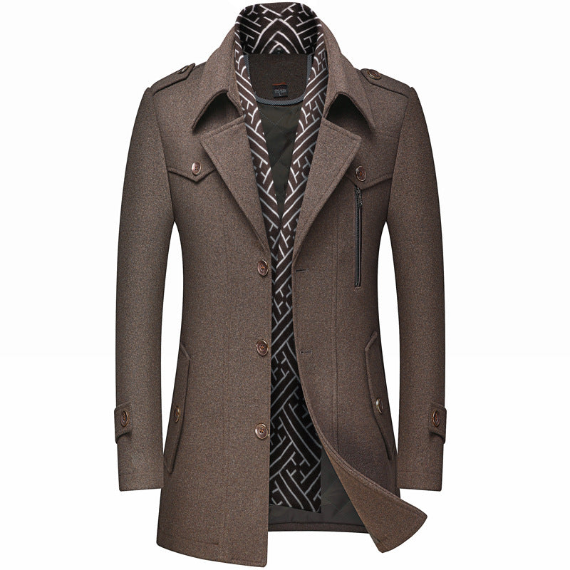 Manteau en laine pour homme