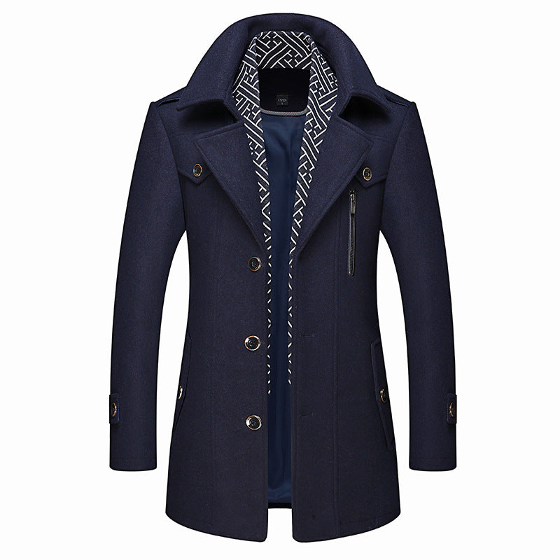 Manteau en laine pour homme