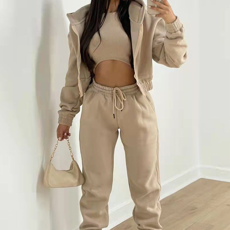 Sweat à capuche et pantalon décontractés pour femmes