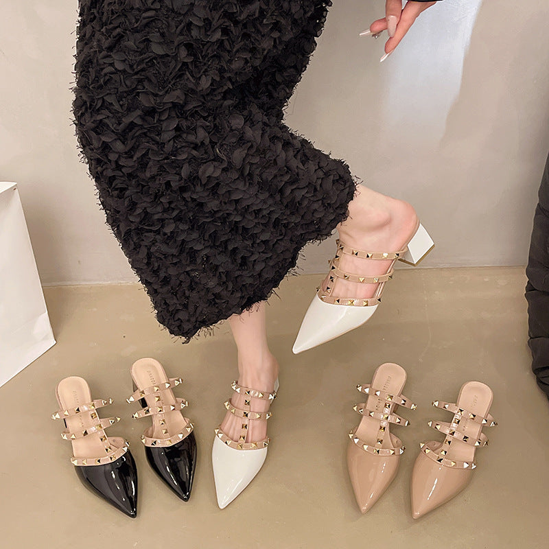 Chaussures :Sandales mi-longues a bride cheville