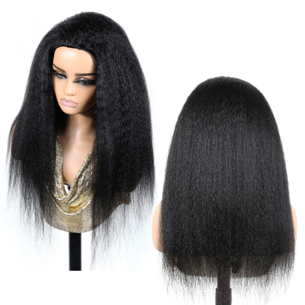 Demi-perruque en cheveux humains