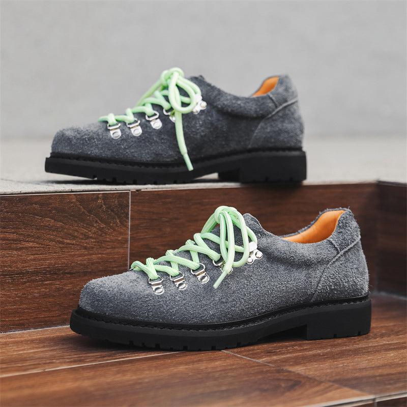 Chaussures décontractées rétro à semelle épaisse