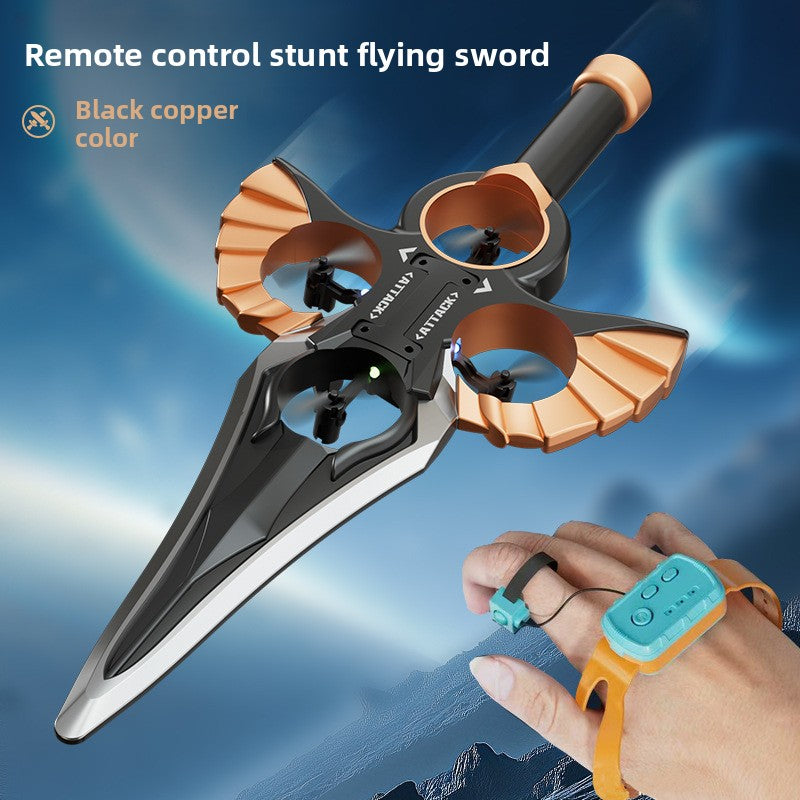 Jouet Épée Volante Télécommandée en Mousse avec Montre/Manette