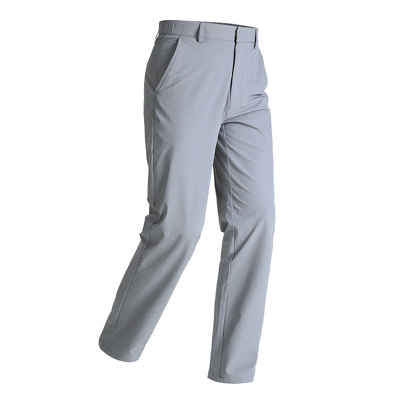 Pantalon droit décontracté pour hommes