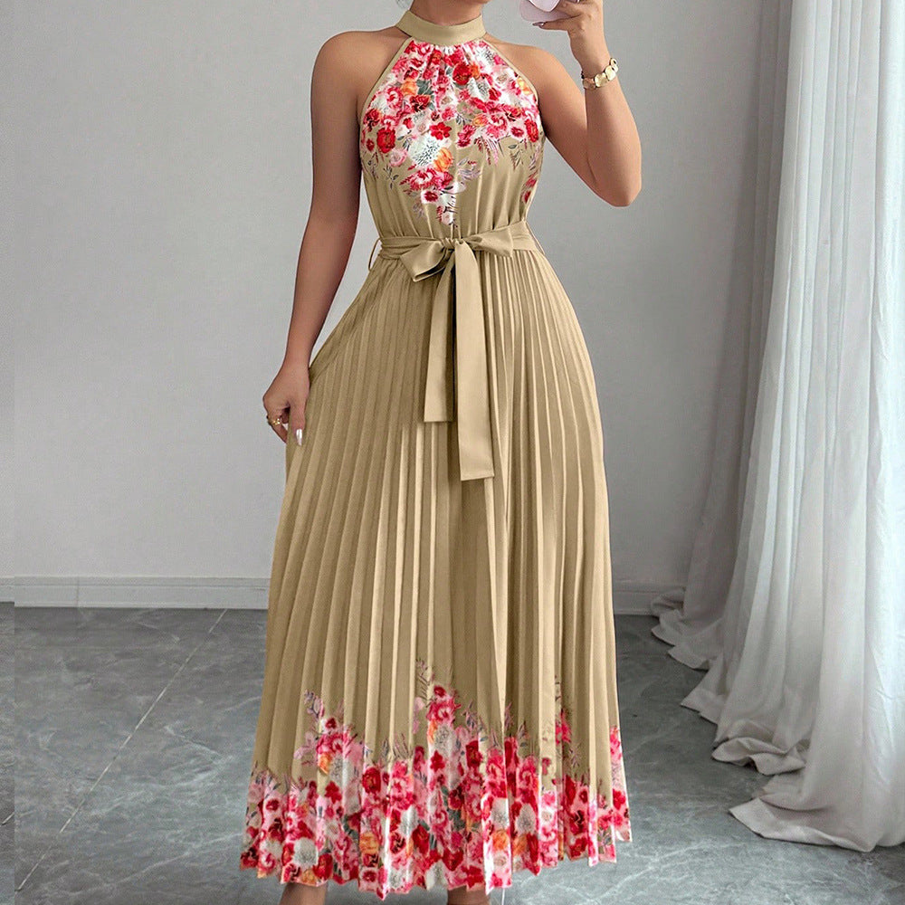Robe à manches longues en dentelle ajourée