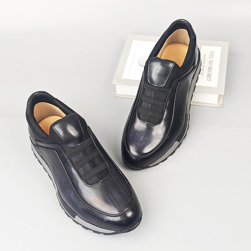 Chaussures en cuir décontractées pour hommes