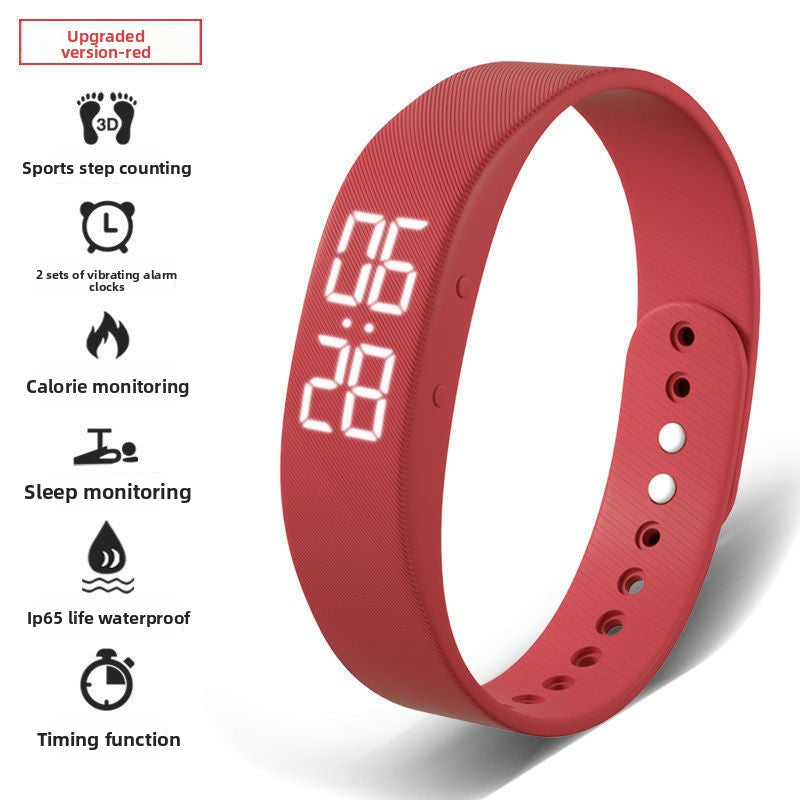 Montre réveil à vibration silencieuse multifonction