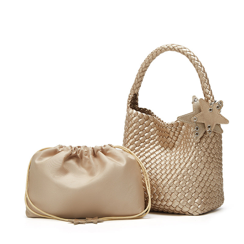 Sac fourre-tout grande capacité tissé à la main