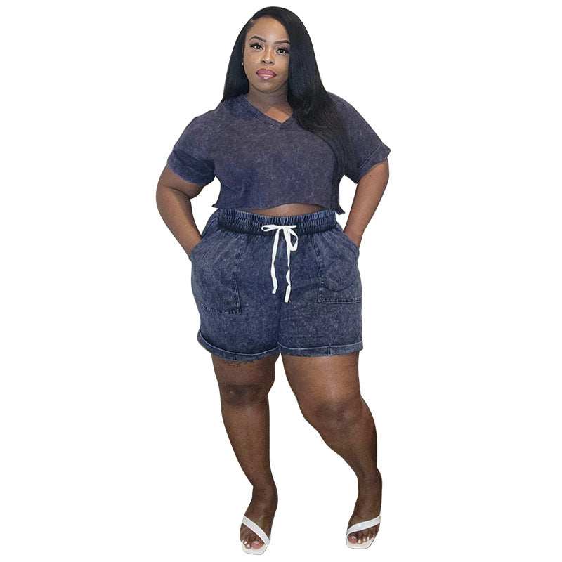 Habit :Short à manches courtes, pantalon décontracté