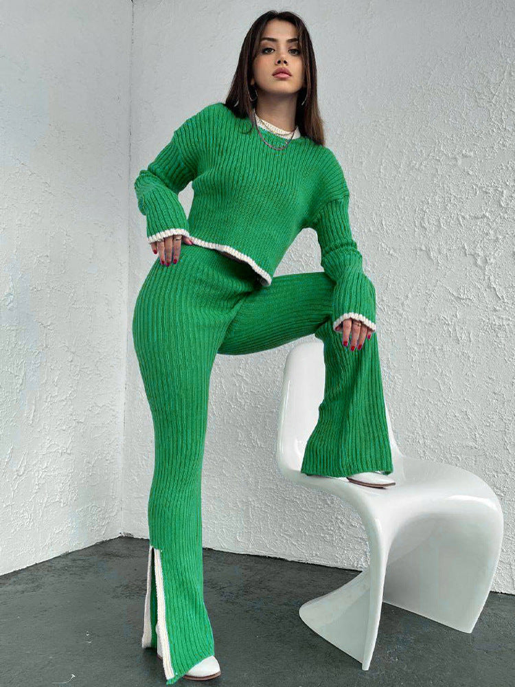 Haut et pantalon en tricot