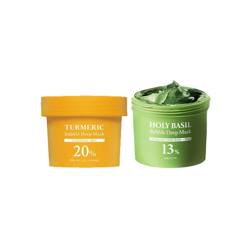 Masque purifiant en profondeur à la boue et aux bulles carbonatées