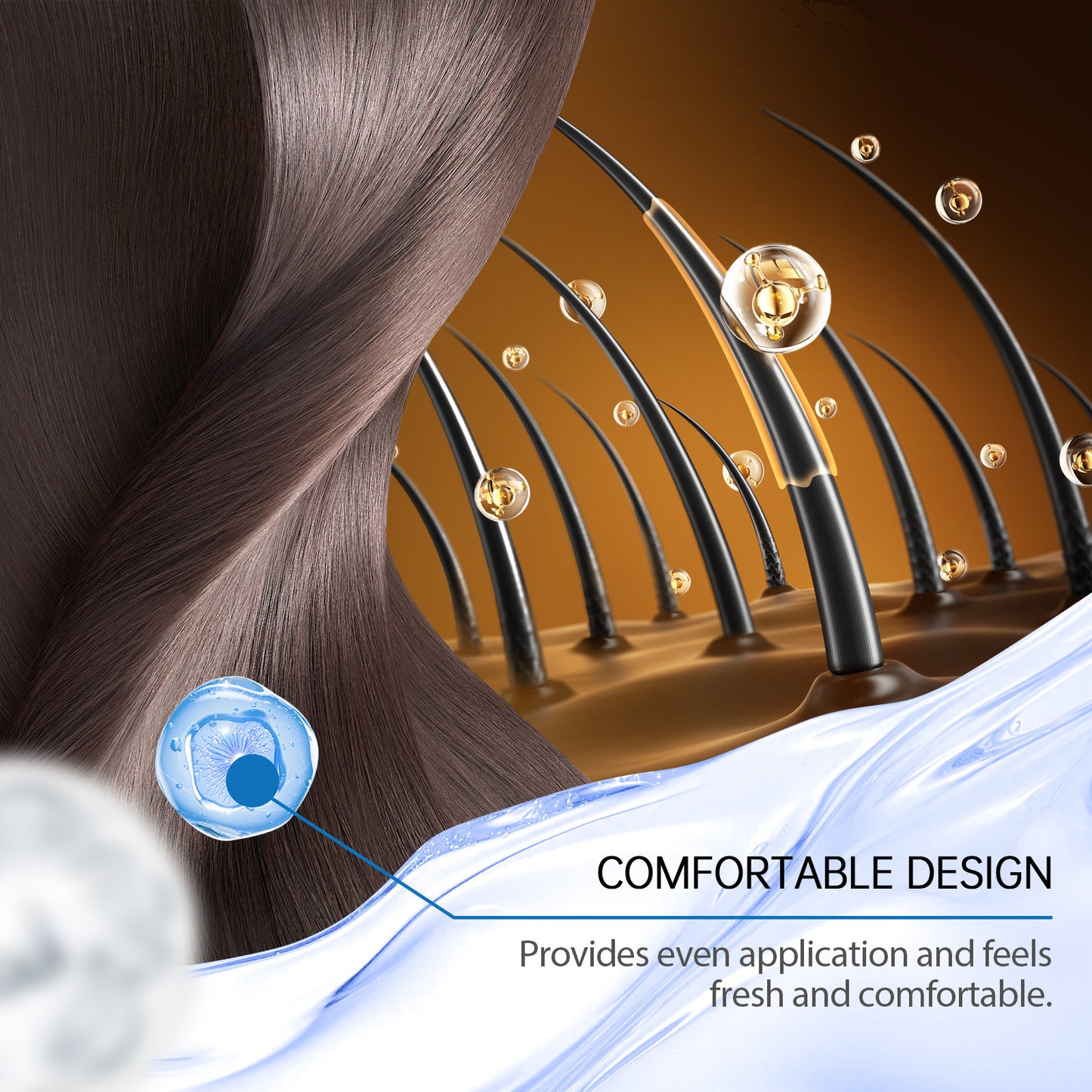 Essence de enroulement des cheveux