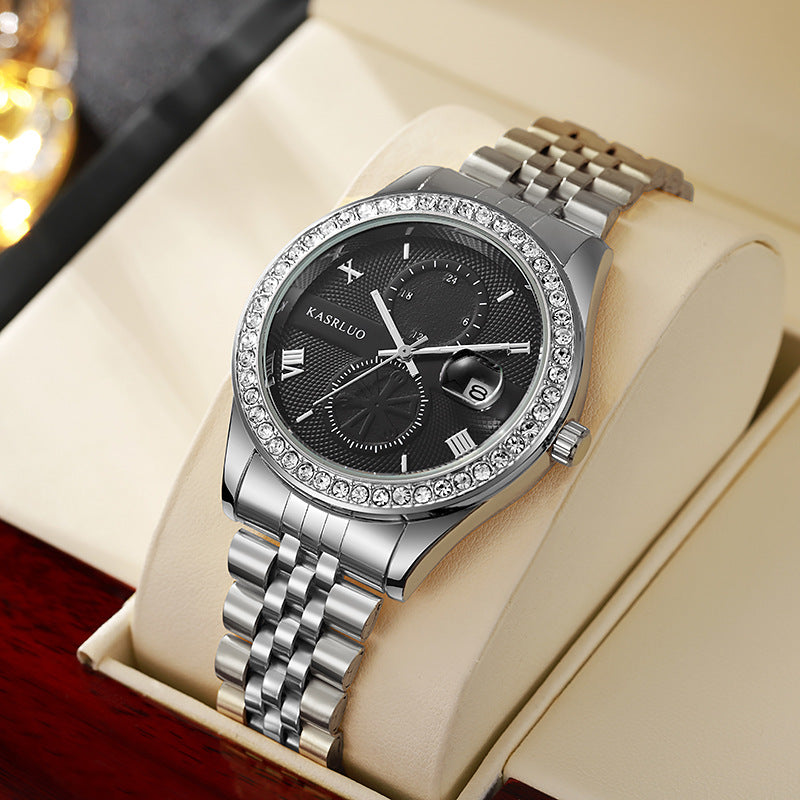 Montre Homme Quartz Acier Inoxydable Étanche